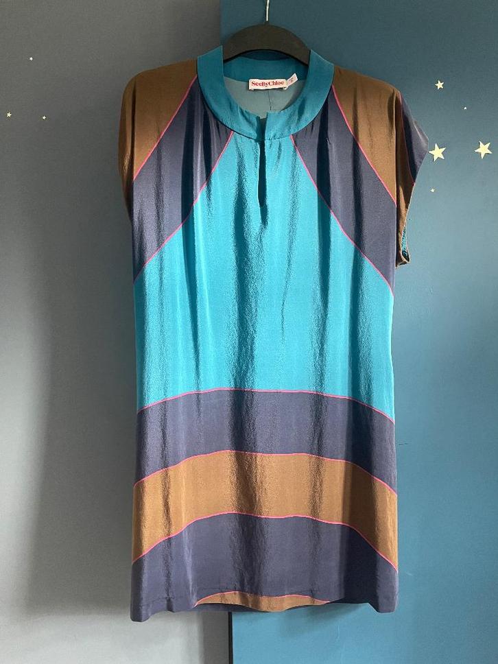 Kleedje See By Chloe, Kleding | Dames, Jurken, Zo goed als nieuw, Maat 38/40 (M), Knielengte, Ophalen of Verzenden