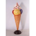 Crème glacée XXL 220 cm - cornet de crème glacée 4 boules, Enlèvement, Neuf