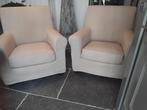 dubbele eenzit zetel landelijke stijl beige, Maison & Meubles, Canapés | Sofas & Chaises Longues, Enlèvement, Comme neuf