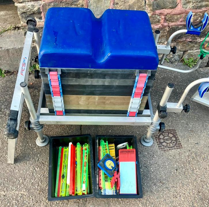 Panier de pêche modulable fix2 + matériel, Sports nautiques & Bateaux, Pêche à la ligne | Poissons blancs, Utilisé, Enlèvement