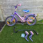 Kinderfiets Volare 16 inch + accessoires, Ophalen, Zijwieltjes, Volare, 16 tot 20 inch