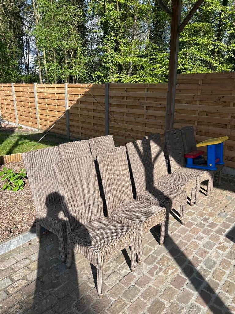 Set van 9 stoelen, Ophalen, Zo goed als nieuw