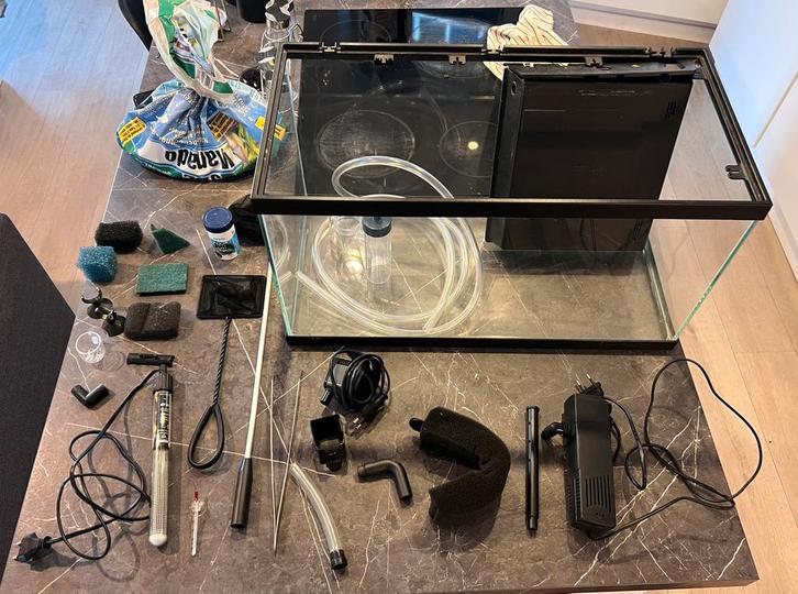 Aquarium 58L complet, Animaux & Accessoires, Poissons | Aquariums & Accessoires, Comme neuf, Aquarium vide, Enlèvement