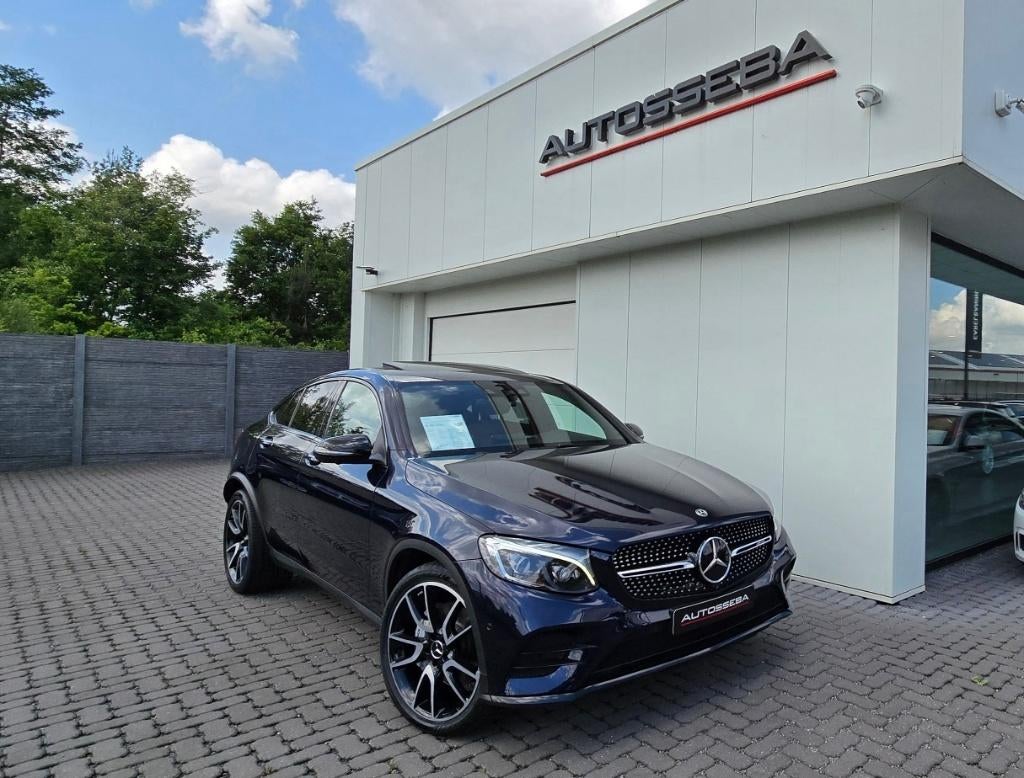 Mercedes GLC 43 AMG Coupé 4-Matic Opendak/Camera/GARANTIE, Auto's, Automaat, 4 zetels, Euro 6, Blauw
