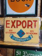 Reklame Export Steenhuffel, Verzamelen, Biermerken, Ophalen, Zo goed als nieuw, Glas of Glazen, Palm