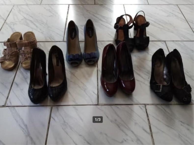 Mooie elegante schoenen met hak / pumps - 39 , 5-15€/paar, Pumps, Overige kleuren, Ophalen of Verzenden, Gedragen