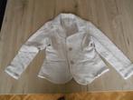 wit gekleed vestje maat 110, Enfants & Bébés, Vêtements enfant | Taille 110, Enlèvement ou Envoi, Pull ou Veste, Comme neuf, Fille