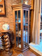 Vitrine hexagonale, verre tout autour (6 côtés), Klassiek, Verre, Utilisé, 50 à 100 cm