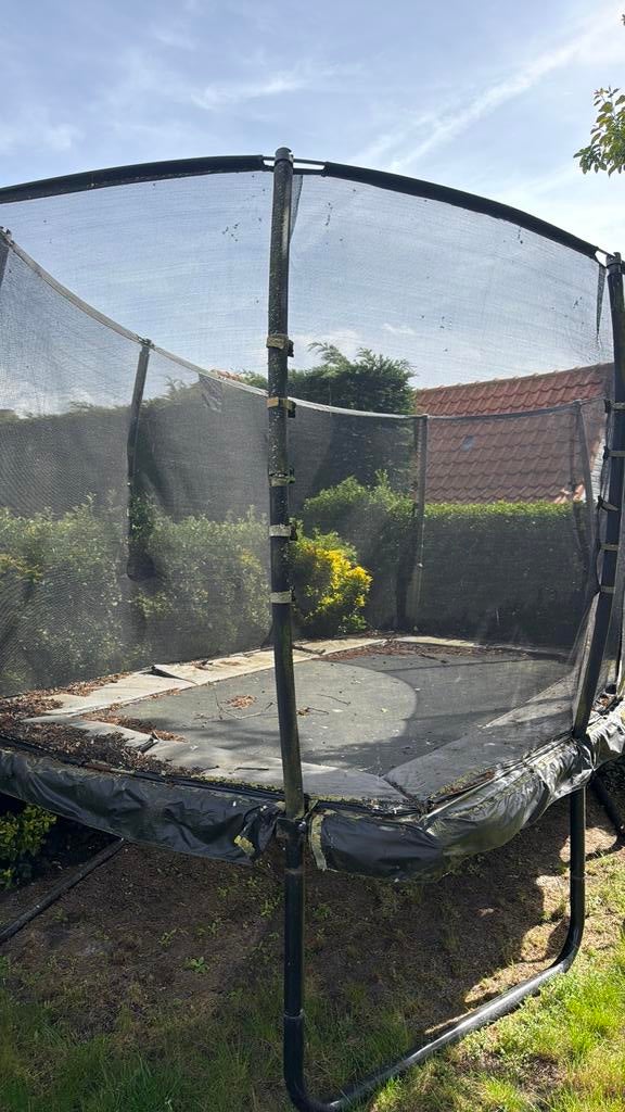244cm x 427cm Ovaal Trampoline merk Exit Toys, Kinderen en Baby's, Speelgoed | Buiten | Trampolines, Ophalen, Gebruikt