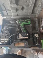 Perceuse-visseuse Hitachi 18V Li-ion - DS 18DSFL - Coffret c, Ophalen, Gebruikt, Boormachine