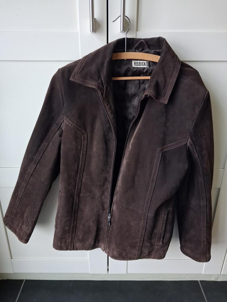 Jas in leder C&A, Kleding | Dames, Overige Dameskleding, Ophalen