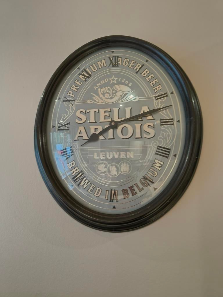 Stella Artois klok, Maison & Meubles, Accessoires pour la Maison | Horloges, Enlèvement