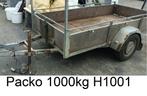 Aanhangwagen Packo 1T,  1000kg, 1 Asser  type H1001, Enlèvement, Utilisé