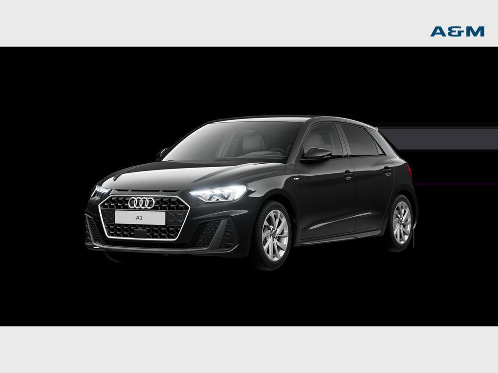 Audi A1 Sportback A1 Sportback 25 TFSI Sport Edition S troni, Auto's, Automaat, A1, Zwart, 128 g/km