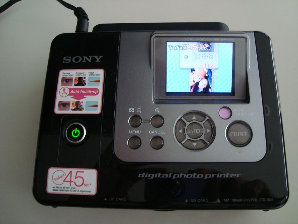 Draagbare digitale fotoprinter Sony DPP-FP70, Fotoprinter, PictBridge, Kleur printen, Ophalen of Verzenden
