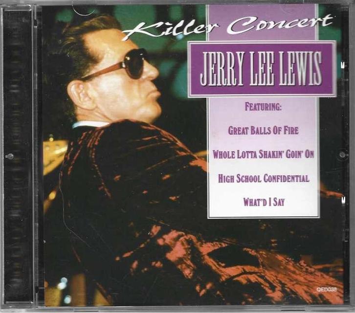 CD Jerry Lee Lewis – Killer Concert, Cd's en Dvd's, Cd's | Rock, Zo goed als nieuw, Rock-'n-Roll, Ophalen of Verzenden