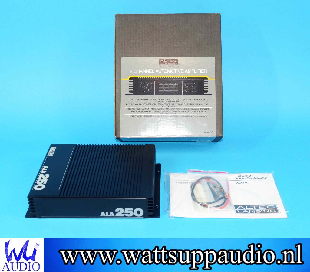 Altec Lansing ALA250 2 kanaals versterker / Vintage, Auto diversen, Autospeakers, Ophalen of Verzenden, Nieuw