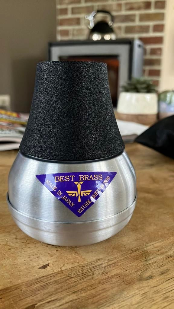 Trompetdemper best brass warming ip, Muziek en Instrumenten, Blaasinstrumenten | Trompetten, Ophalen of Verzenden, Zo goed als nieuw