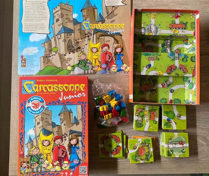 Carcassonne Junior - 999 matchs, Hobby & Loisirs créatifs, Jeux de société | Jeux de plateau, Comme neuf, Enlèvement ou Envoi