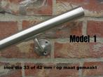 Uw inox trapleuning OP MAAT - rvs leuning - inox handreling, Doe-het-zelf en Bouw, Ladders en Trappen, Ophalen, Nieuw, Trap, 4 meter of meer
