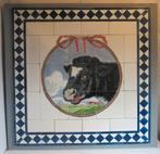 antiek tegelplateau slagerij beenhouwerij tegel koe, Antiek en Kunst, Ophalen