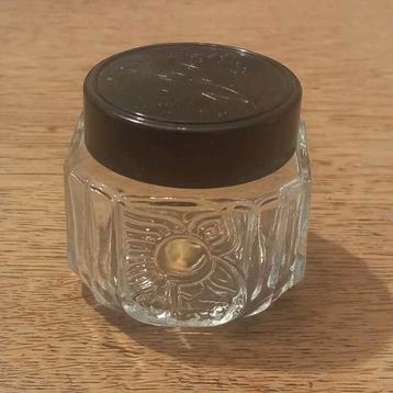 Franse cosmetische glazen pot 'Narcisse Bleu' Mury Paris, Antiek en Kunst, Ophalen of Verzenden