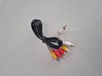 Câble RCA AV (Audio/Vidéo) – 3 x 2 connecteurs mâles, Ophalen of Verzenden, Zo goed als nieuw
