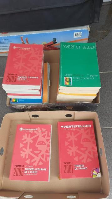 lot catalogi Yvert & Tellier - van de jaren 1998 -> 2007 beschikbaar voor biedingen