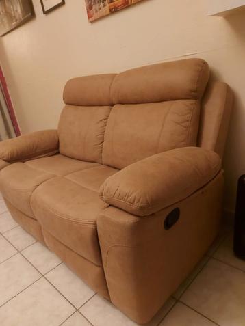 Fauteuil relax 2 places en nubuck neuf jamais servi.. beschikbaar voor biedingen