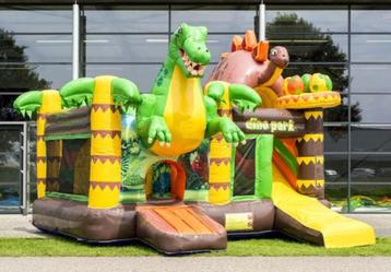Dino springkasteel huren, Enlèvement ou Envoi, Comme neuf