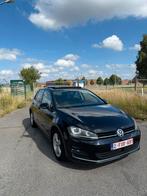 Golf 7 dsg full option 93k km, Auto's, Volkswagen, 4 cilinders, Zwart, Leder, Bedrijf