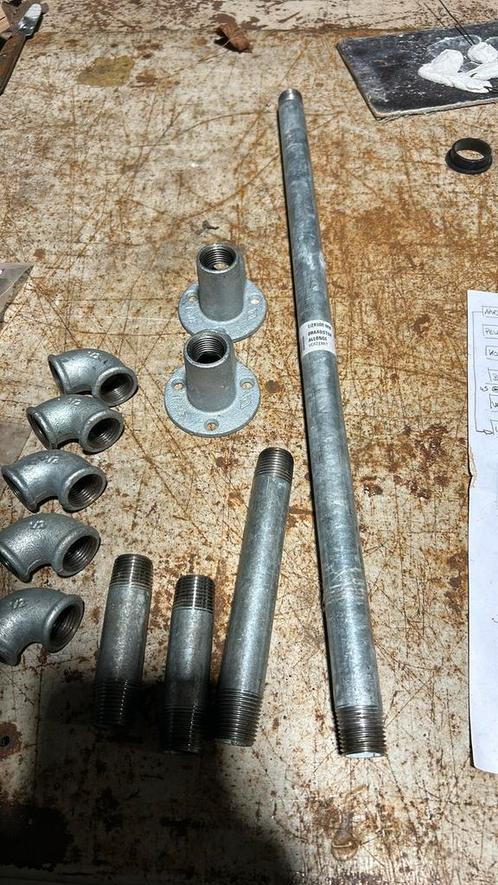 Steigerbuis / buiskoppeling verzinkt, Doe-het-zelf en Bouw, IJzerwaren en Bevestigingsmiddelen, Nieuw, Ophalen