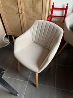 Beige eetkamerstoelen (4 stuks), Huis en Inrichting, Stoelen, Ophalen, Gebruikt, Grijs, Vier