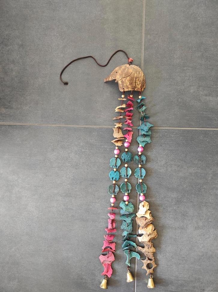 Etnische windgong/ decoratieve wandhanger, Huis en Inrichting, Woonaccessoires | Overige, Nieuw, Ophalen of Verzenden