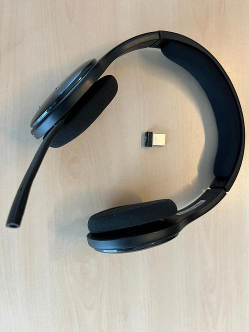 Logitech Headset - Bluetooth en specifieke Logitech dongle -, Audio, Tv en Foto, Hoofdtelefoons, Zo goed als nieuw, Op oor (supra aural)