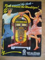 flyer jukebox wurlitzer 'One More Time', Verzamelen, Automaten | Jukeboxen, Ophalen of Verzenden, Zo goed als nieuw, Wurlitzer