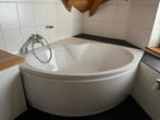hoekbad, compleet met kranen (1,5 x 1,5 m), Zo goed als nieuw