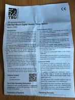 Digitale tijdschakelaar DIN rail, Hobby en Vrije tijd, Elektronica-componenten, Ophalen, Zo goed als nieuw