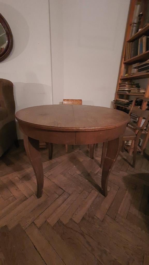 Table ronde avec ralonges Ruscheweyh Tisch Art Deco, Enlèvement