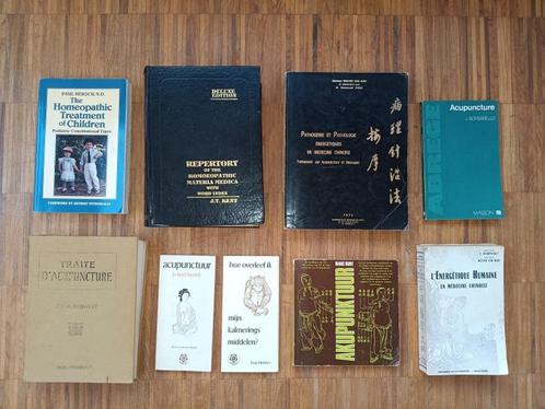 Lot acupunctuur / homeopathie boeken, Boeken, Wetenschap, Gelezen, Overige wetenschappen, Ophalen of Verzenden