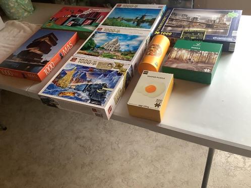 Puzzels  8 stuks, Hobby en Vrije tijd, Overige Hobby en Vrije tijd, Zo goed als nieuw, Ophalen