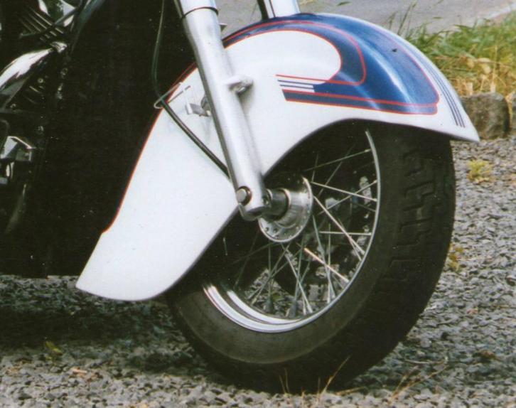 Kawasaki VN 800 Indian look voorspatbord, Motoren, Onderdelen | Kawasaki, Nieuw, Ophalen of Verzenden