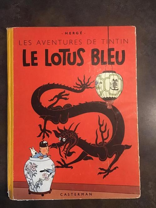 5B06  le lotus bleu 01/1952, Livres, BD, Comme neuf