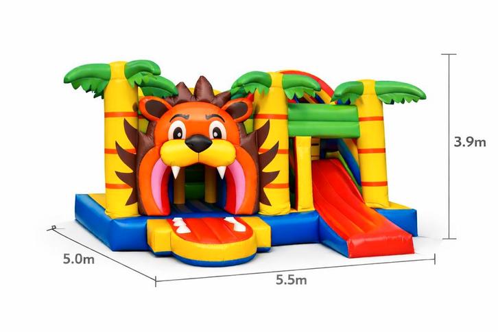 Nieuw springkasteel leeuw, Hobby & Loisirs créatifs, Articles de fête | Location, Enlèvement