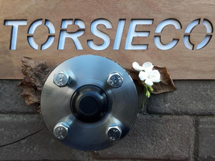 Essieu remorque 750 kg = €115, 1000 kg; marque: TORSIECO, Auto diversen, Aanhangwagen-onderdelen, Nieuw, Ophalen of Verzenden