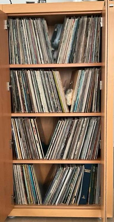 Te koop: collectie van meer dan 800 vinylplaten, Cd's en Dvd's, Vinyl | Overige Vinyl, Gebruikt, Ophalen