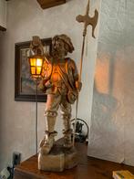 Beeld Hout gesneden  Handgemaakt. Verlicht. 80 cm, Antiek en Kunst, Ophalen