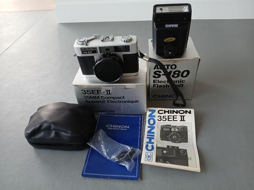 vintage analoog fototoestel Chinon 35 EE, Audio, Tv en Foto, Fotocamera's Analoog, Ophalen of Verzenden
