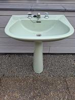 Retro lavabo met zuil, Ophalen, Gebruikt
