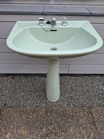Retro lavabo met zuil, Enlèvement, Utilisé